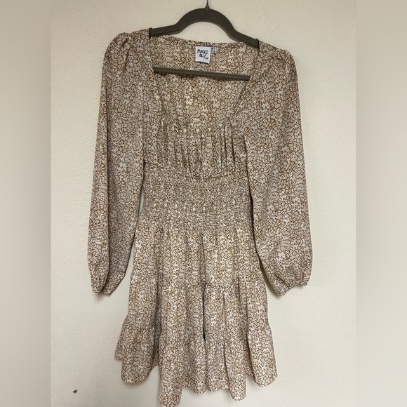 Princess Polly floral ruffle mini dress size 8 - Picture 2 of 9